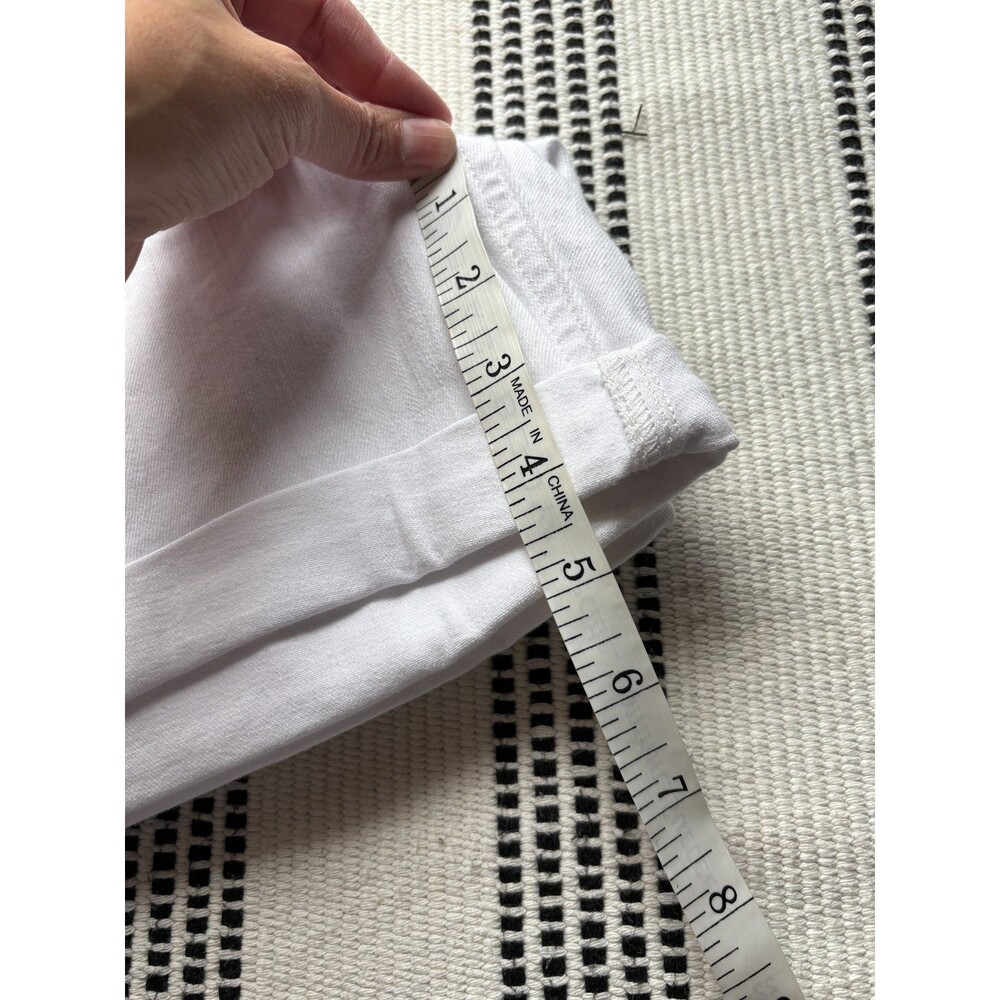 Eddie Bauer NWT White Boyfriend Midrise Size 14 Casual Jean Shorts - Picture 10 of 10